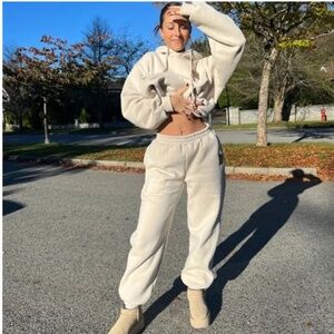 Strawberry Milk Mob - Tan Sweatpants and Hoodie